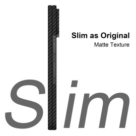 kaisenkec Slim and Thin Carbon Fiber Case Compatible with Google Pixel 9 Pro Fold, 1500D Aramid Fiber Cover for Google Pixel Fold 2 for Men and Women, Supports Wireless Charging, Matte Black Gray