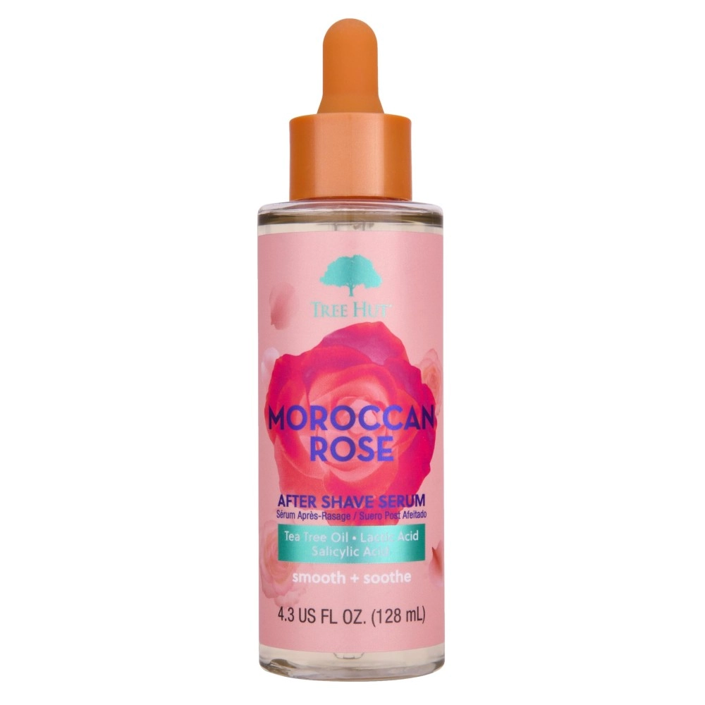 Tree Hut Moroccan Rose After Shave Serum | Helps Keep Skin Smooth & Soothed After Shaving, Sensitive, 4 fl oz.
